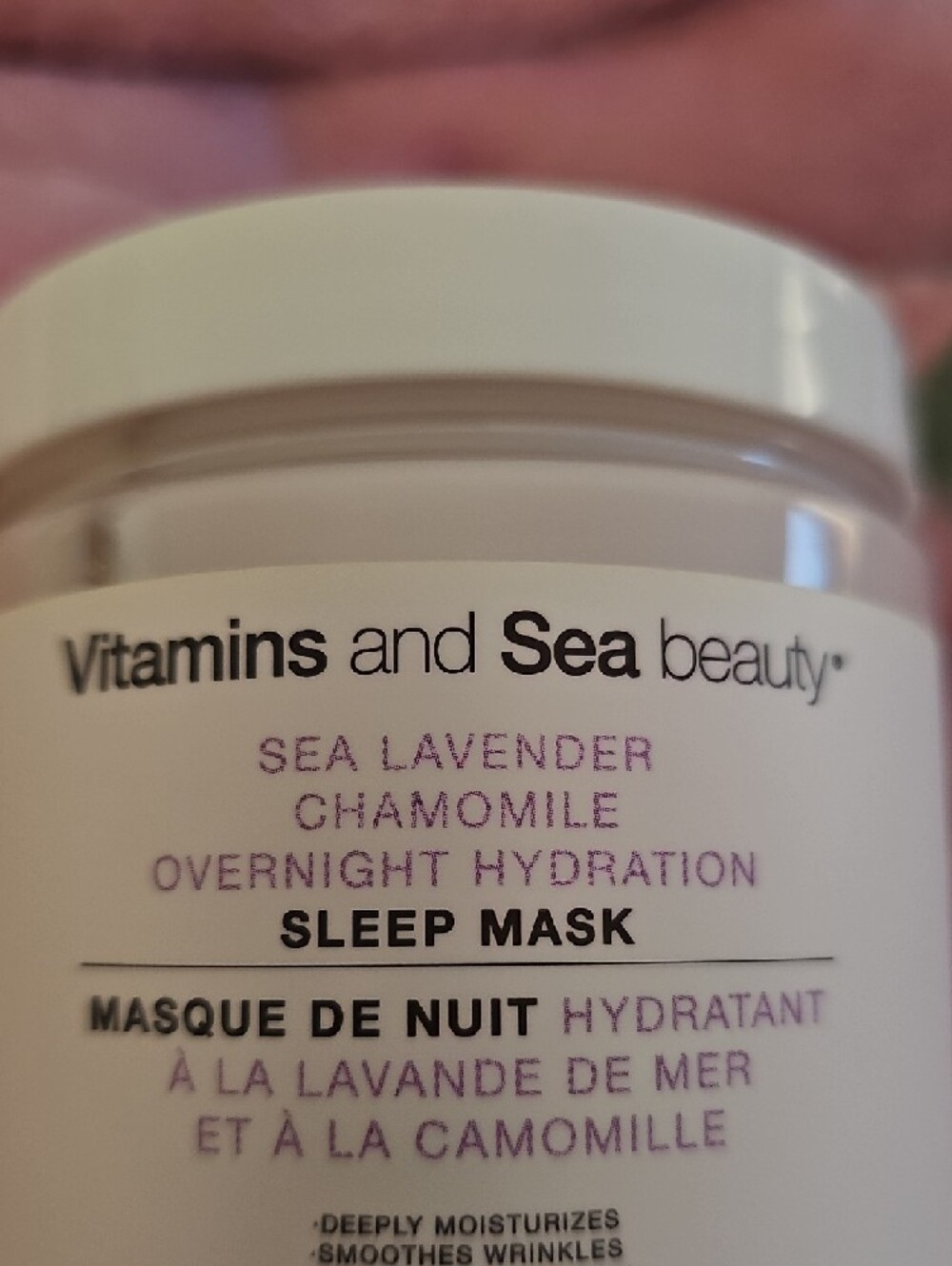 Sea Lavender & Chamomile Overnight Hydration Sleep Mask - White - Picture 2 of 3